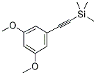 1-TRIMETHYLSILYLETHYNYL-3,5-DIMETHOXYBENZENE Struktur