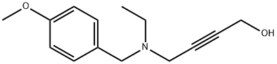 4-[N-ETHYL-(4-METHOXYPHENYL)METHYLAMINO]-2-BUTYNYL-1-OL Struktur