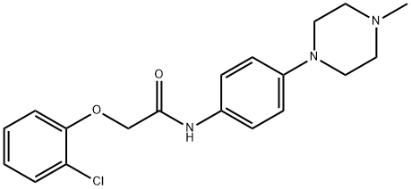 2-(2-CHLOROPHENOXY)-N-(4-(4-METHYLPIPERAZIN-1-YL)PHENYL)ACETAMIDE Struktur