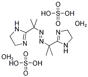 2,2'-AZOBIS[2-(2-IMIDAZOLIN-2-YL)PROPANE] DISULFATE DIHYDRATE Struktur