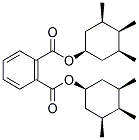 PHTHALIC ACID BIS(CIS-3,4,5-TRIMETHYLCYCLOHEXYL) ESTER Struktur