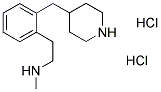 N-METHYL-2-[2-(4-PIPERIDYLMETHYL)PHENYL]-1-ETHANAMINE, DIHYDROCHLORIDE Struktur