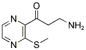 3-AMINO-1-(3-METHYLSULFANYL-PYRAZIN-2-YL)-PROPAN-1-ONE Struktur