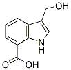 3-HYDROXYMETHYL-1H-INDOLE-7-CARBOXYLIC ACID Struktur