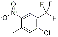 1-CHLORO-5-METHYL-4-NITRO-2-TRIFLUOROMETHYL-BENZENE Struktur