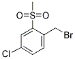 1-(BROMOMETHYL)-4-CHLORO-2-(METHYLSULFONYL)BENZENE Struktur