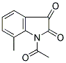 1-ACETYL-7-METHYL-1H-INDOLE-2,3-DIONE Struktur