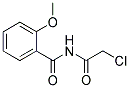 N-(2-CHLORO-ACETYL)-2-METHOXY-BENZAMIDE Struktur