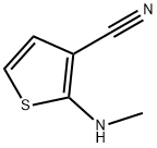 2-(METHYLAMINO)-3-THIOPHENECARBONITRILE Struktur