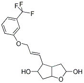 16-(TRIFLUOROMETHYL)-PHENOXY PROSTAGLANDIN LACTOL Struktur