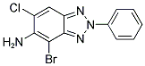 4-BROMO-6-CHLORO-2-PHENYL-2H-1,2,3-BENZOTRIAZOL-5-AMINE Struktur