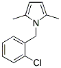 1-(2-CHLORO-BENZYL)-2,5-DIMETHYL-1H-PYRROLE Struktur