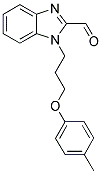 1-[3-(4-METHYLPHENOXY)PROPYL]-1H-BENZIMIDAZOLE-2-CARBALDEHYDE Struktur