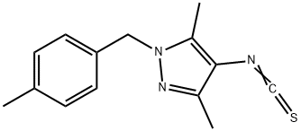 4-ISOTHIOCYANATO-3,5-DIMETHYL-1-(4-METHYL-BENZYL)-1H-PYRAZOLE Struktur