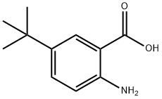 2-AMINO-5-TERT-BUTYL-BENZOIC ACID Struktur