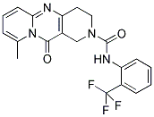 9-METHYL-11-OXO-N-[2-(TRIFLUOROMETHYL)PHENYL]-4,11-DIHYDRO-1H-DIPYRIDO[1,2-A:4',3'-D]PYRIMIDINE-2(3H)-CARBOXAMIDE Struktur