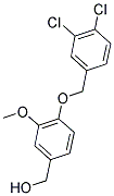 (4-[(3,4-DICHLOROBENZYL)OXY]-3-METHOXYPHENYL)METHANOL Struktur