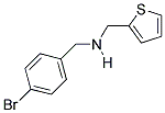 1-(4-BROMOPHENYL)-N-(THIEN-2-YLMETHYL)METHANAMINE Struktur