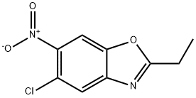 5-CHLORO-2-ETHYL-6-NITRO-1,3-BENZOXAZOLE Struktur