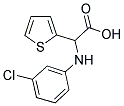 (3-CHLORO-PHENYLAMINO)-THIOPHEN-2-YL-ACETIC ACID Struktur