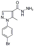 1-(4-BROMOPHENYL)-5-METHYL-1H-PYRAZOLE-4-CARBOHYDRAZIDE Struktur