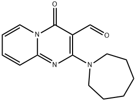 2-AZEPAN-1-YL-4-OXO-4H-PYRIDO[1,2-A]PYRIMIDINE-3-CARBALDEHYDE Struktur