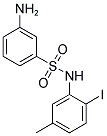 3-AMINO-N-(2-IODO-5-METHYLPHENYL)BENZENESULFONAMIDE Struktur