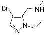 (4-BROMO-2-ETHYL-2 H-PYRAZOL-3-YLMETHYL)-METHYL-AMINE Struktur