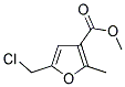 5-CHLOROMETHYL-2-METHYL-FURAN-3-CARBOXYLIC ACID METHYL ESTER Struktur