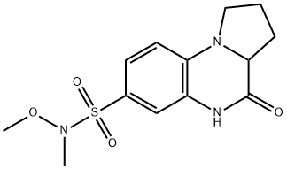 N-METHOXY-N-METHYL-4-OXO-1,2,3,3A,4,5-HEXAHYDROPYRROLO[1,2-A]QUINOXALINE-7-SULFONAMIDE Struktur