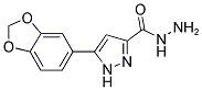 5-BENZO[1,3]DIOXOL-5-YL-1 H-PYRAZOLE-3-CARBOXYLIC ACID HYDRAZIDE Struktur