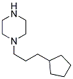 1-(3-CYCLOPENTYLPROPYL)PIPERAZINE Struktur