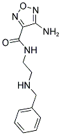 4-AMINO-N-(2-(BENZYLAMINO)ETHYL)-1,2,5-OXADIAZOLE-3-CARBOXAMIDE Struktur