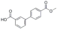 4'-(METHOXYCARBONYL)[1,1'-BIPHENYL]-3-CARBOXYLIC ACID Struktur