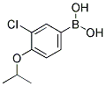 3-CHLORO-4-ISOPROPOXYPHENYLBORONIC ACID Struktur