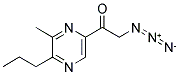 2-AZIDO-1-(6-METHYL-5-PROPYL-PYRAZIN-2-YL)-ETHANONE Struktur