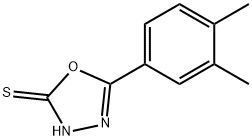 5-(3,4-DIMETHYLPHENYL)-1,3,4-OXADIAZOLE-2-THIOL Struktur