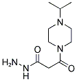 3-(4-ISO-PROPYL-PIPERAZIN-1-YL)-3-OXO-PROPIONIC ACID HYDRAZIDE Struktur