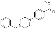 4-(4-BENZYL-PIPERAZIN-1-YL)-BENZOIC ACID METHYL ESTER Struktur