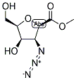 2R-HYDROXYMETHYL-3R-HYDROXY-4S-AZIDO-TETRAHYDROFURAN-5R-CARBOXYLIC ACID METHYL ESTER Struktur