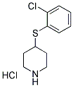 4-(2-CHLOROPHENYLSULFANYL)PIPERIDINE HYDROCHLORIDE Struktur