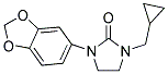 1-(1,3-BENZODIOXOL-5-YL)-3-(CYCLOPROPYLMETHYL)IMIDAZOLIDIN-2-ONE Struktur