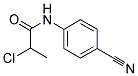 2-CHLORO-N-(4-CYANOPHENYL)PROPANAMIDE Struktur