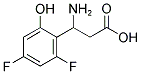 3-AMINO-3-(2,4-DIFLUORO-6-HYDROXY-PHENYL)-PROPIONIC ACID Struktur