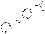 N-(4-(BENZYLOXY)BENZYL)-N-METHYLAMINE Struktur