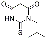 1-ISOBUTYL-2-THIOXODIHYDROPYRIMIDINE-4,6(1H,5H)-DIONE Struktur