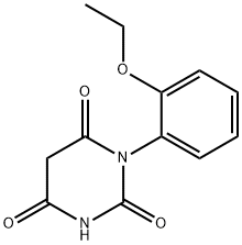 1-(2-ETHOXYPHENYL)PYRIMIDINE-2,4,6(1H,3H,5H)-TRIONE Struktur