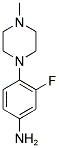 3-FLUORO-4-(4-METHYLPIPERAZINO)ANILINE Struktur