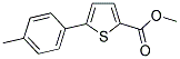 METHYL 5-P-TOLYLTHIOPHENE-2-CARBOXYLATE Struktur