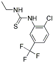 N-[2-CHLORO-5-(TRIFLUOROMETHYL)PHENYL]-N'-ETHYLTHIOUREA Struktur